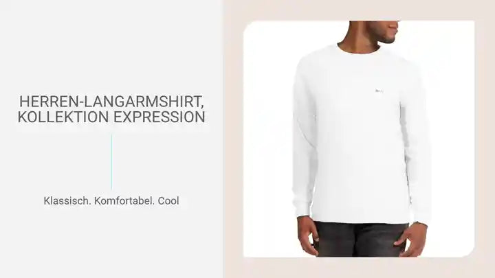 Herren-Langarmshirt, Kollektion Expression by@Outfy