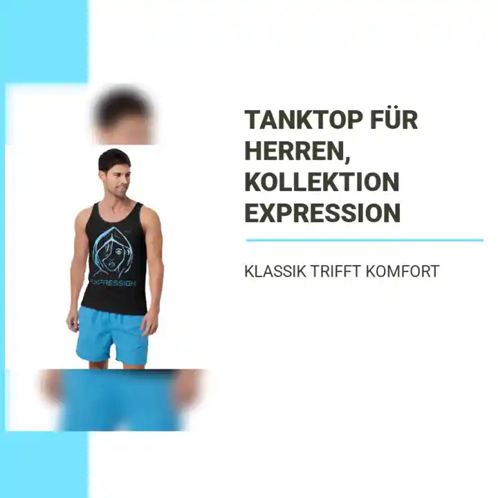 Tanktop f&uuml;r Herren, Kollektion EXPRESSION by@Outfy