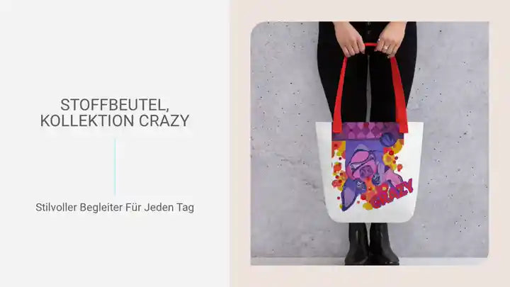 Stoffbeutel, Kollektion CRAZY by@Outfy