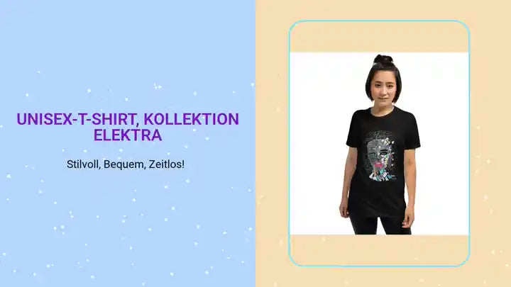 Unisex-T-Shirt, Kollektion ELEKTRA by@Outfy