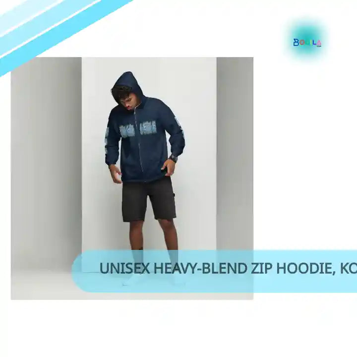 Unisex Heavy-Blend Zip Hoodie, Kollektion SEE YOU by@Outfy