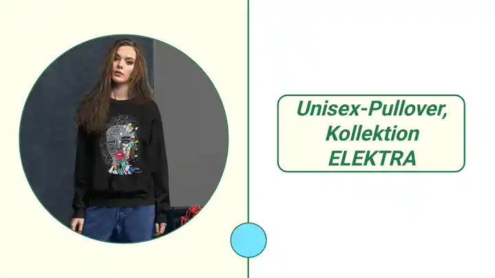 Unisex-Pullover, Kollektion ELEKTRA by@Outfy