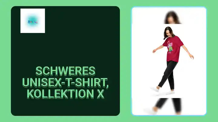 Schweres Unisex-T-Shirt, Kollektion X by@Outfy