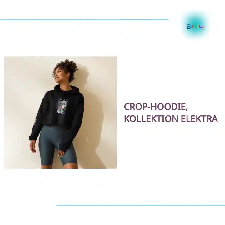 Crop-Hoodie, Kollektion ELEKTRA by@Outfy