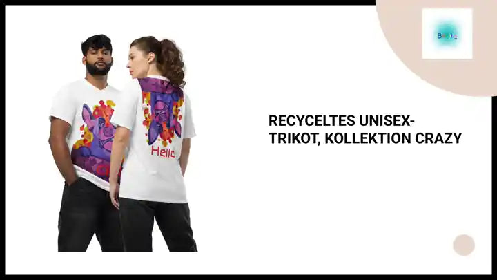 Recyceltes Unisex-Trikot, Kollektion CRAZY by@Outfy