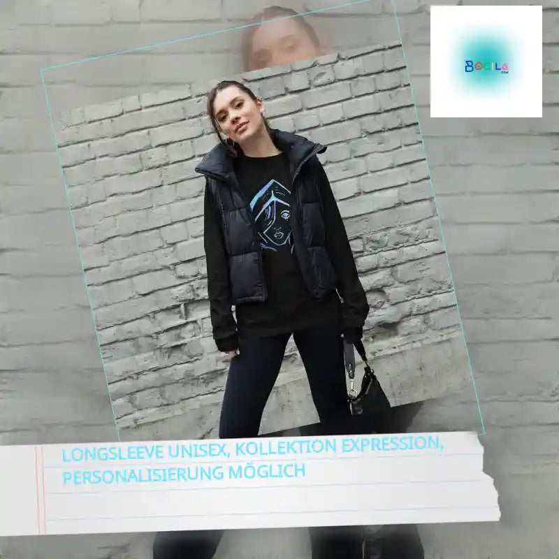 Longsleeve Unisex, Kollektion EXPRESSION, Personalisierung m&ouml;glich by@Outfy
