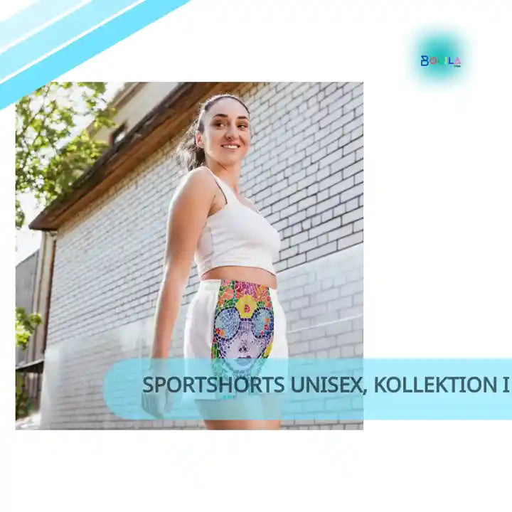 Sportshorts Unisex, Kollektion I AM UNIQUE by@Outfy
