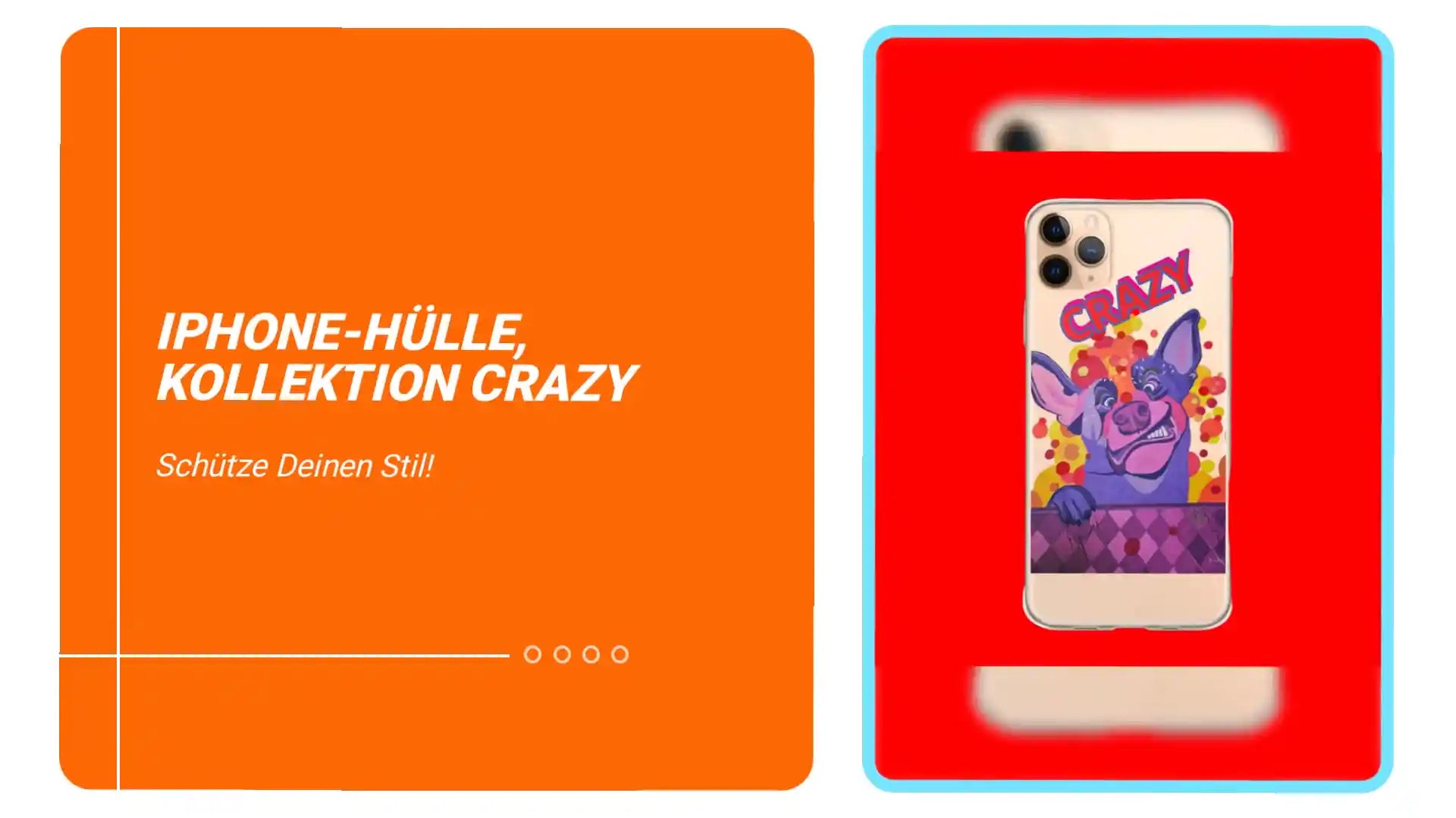 iPhone-H&uuml;lle, Kollektion CRAZY by@Outfy
