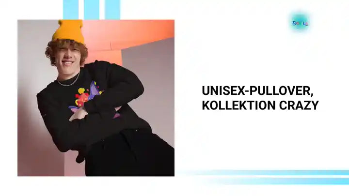 Unisex-Pullover, Kollektion CRAZY by@Outfy
