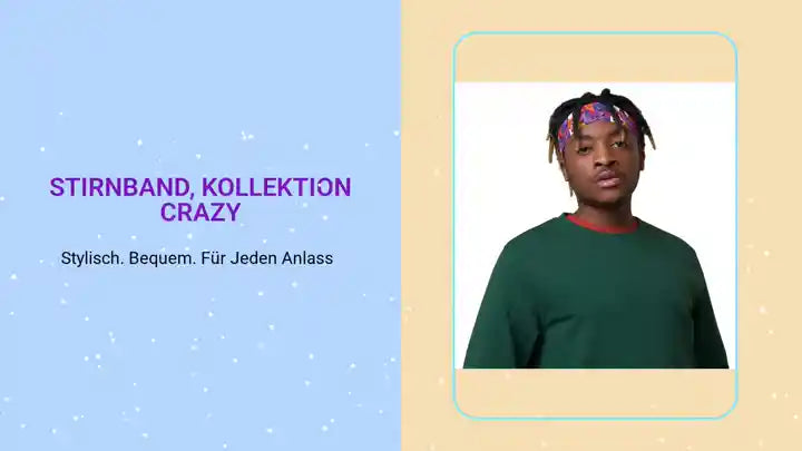 Stirnband, Kollektion CRAZY by@Outfy