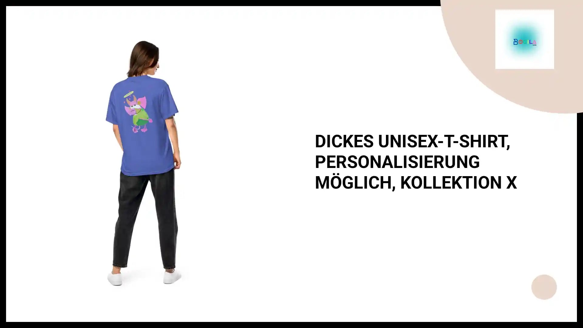 Dickes Unisex-T-Shirt, Personalisierung m&ouml;glich, Kollektion X by@Outfy