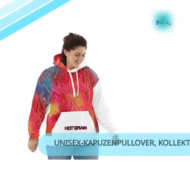 Unisex-Kapuzenpullover, Kollektion HOT BRAIN by@Outfy