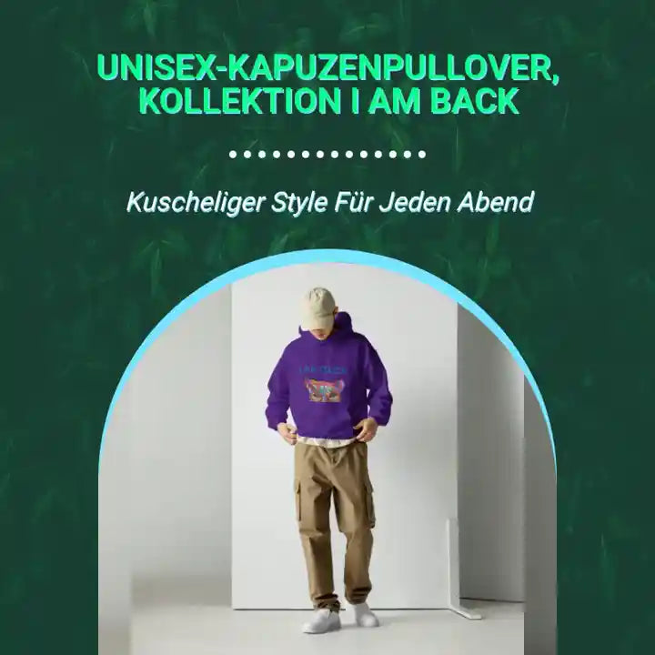 Unisex-Kapuzenpullover, Kollektion I AM BACK by@Outfy
