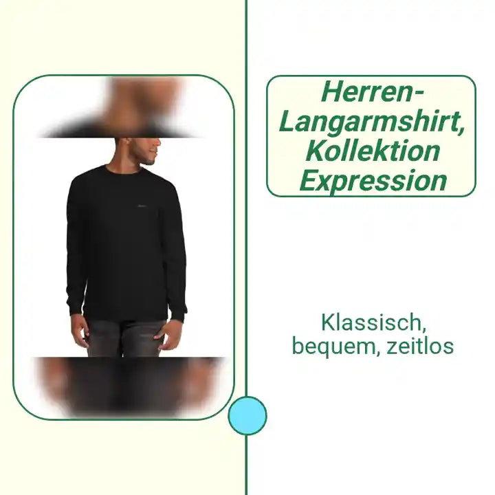 Herren-Langarmshirt, Kollektion Expression by@Outfy