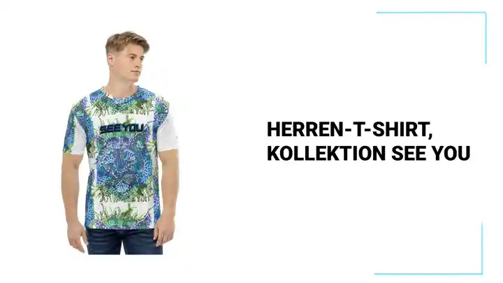 Herren-T-Shirt, Kollektion SEE YOU by@Outfy