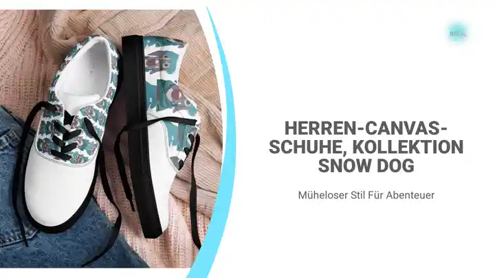 Herren-Canvas-Schuhe, Kollektion snow dog by@Outfy