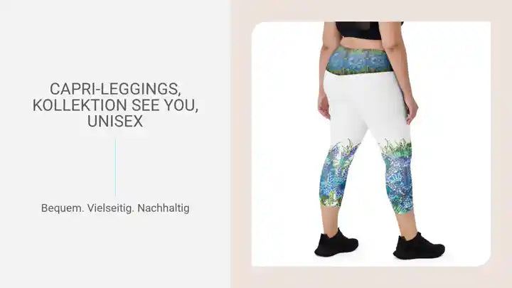 Capri-Leggings, Kollektion SEE YOU, unisex by@Outfy