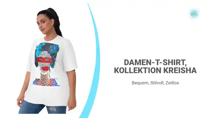 Damen-T-Shirt, Kollektion KREISHA by@Outfy